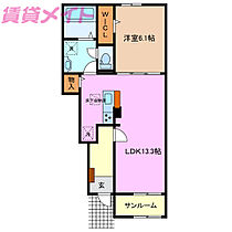 三重県いなべ市北勢町麻生田（賃貸アパート1LDK・1階・50.05㎡） その1