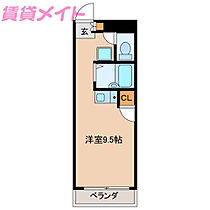 三重県いなべ市員弁町笠田新田（賃貸マンション1R・5階・25.08㎡） その2