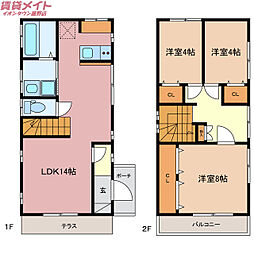 波木町戸建　W