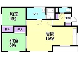 ひまわりハイツ 2階/2