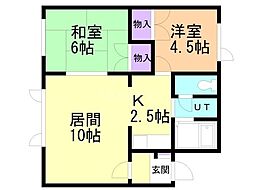 バス くしろバス北都2丁目下車 徒歩4分 2階/-
