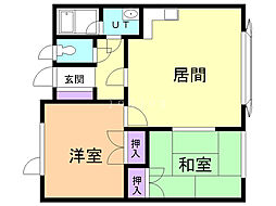 カーサアクロポリス2100 2LDKの間取図画像