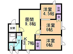 第4すみれマンション 2階/422