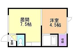 間取図画像 1DK