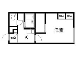 間取図画像 1K