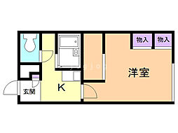 レオパレス6丁目ホープI 1階/107