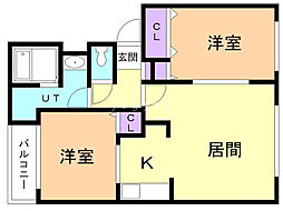 コーポブレーメンD館 1階