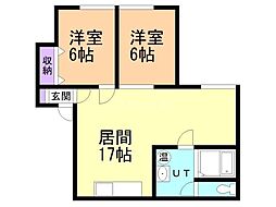 ライズ千歳 2階