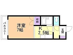 間取図画像 1K