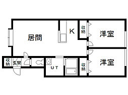 プリムヴェールII 2階