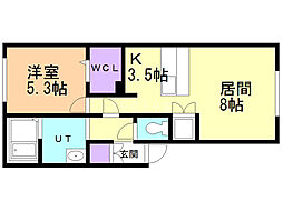 間取図画像 1LDK