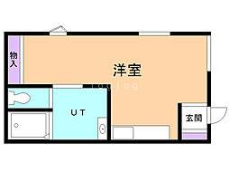 マイハイツ ワンルームの間取図画像