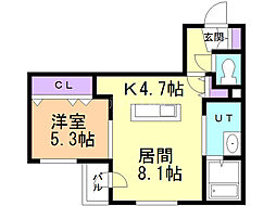 間取図画像 1LDK
