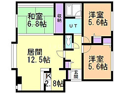 間取図画像 3LDK