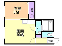 '07レジェンド 1LDKの間取図画像