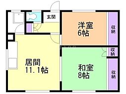 コーポフジタ 2階/-
