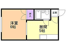 コーポつぼい 2階/F