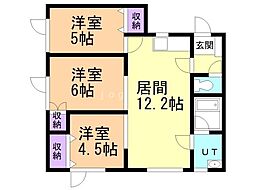CASAサクタ 3LDKの間取図画像