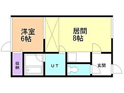 エステートｉｎフェルモントII 2階/203