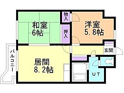 仲浜ハイツ 6階