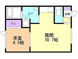 間取図画像 1LDK