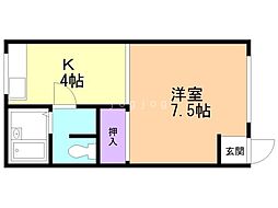 間取図画像 1K