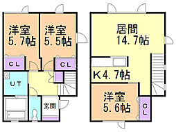間取図画像 3LDK