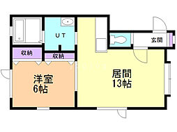 間取図画像 1LDK
