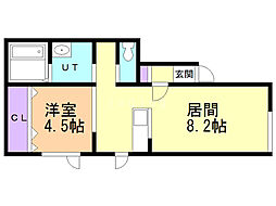 間取図画像 1LDK