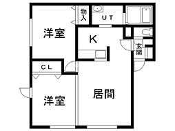 メゾンボヌールＢ館 1階/105