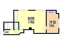 間取図画像 1LDK
