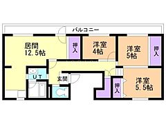 物件の間取り