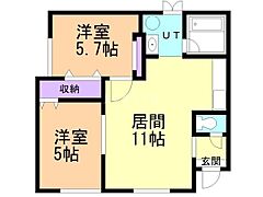 物件の間取り