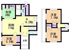 物件の間取り