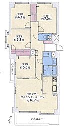 ファミール美香保公園 4LDKの間取図画像