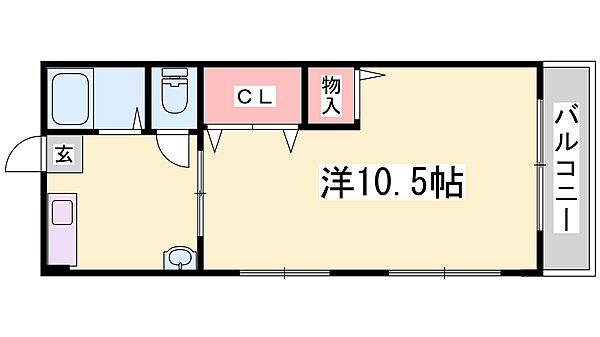 フォルテ鈴蘭台 405｜兵庫県神戸市北区鈴蘭台北町７丁目(賃貸マンション1K・4階・29.16㎡)の写真 その2