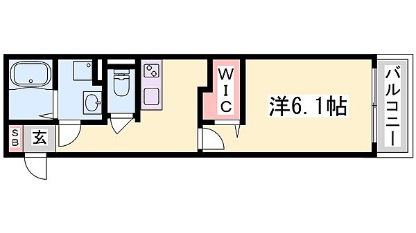 KUDOUマンション 203｜兵庫県神戸市須磨区古川町３丁目(賃貸アパート1K・2階・28.40㎡)の写真 その2