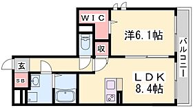 オブ・ヴィラージュ 301 ｜ 兵庫県神戸市北区鈴蘭台北町３丁目（賃貸アパート1LDK・3階・40.24㎡） その2