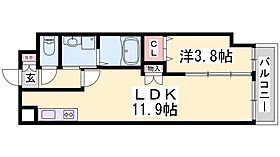 KMS新生水木通 502 ｜ 兵庫県神戸市兵庫区水木通４丁目（賃貸マンション1LDK・5階・38.13㎡） その2