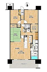 間取図画像 3LDK