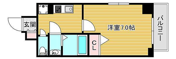 スワンズシティ難波ノーブル ｜大阪府大阪市浪速区敷津西1丁目(賃貸マンション1K・4階・24.36㎡)の写真 その2