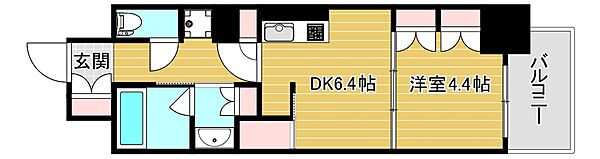 コンフォリア北堀江一丁目 710｜大阪府大阪市西区北堀江1丁目(賃貸マンション1DK・10階・33.57㎡)の写真 その2