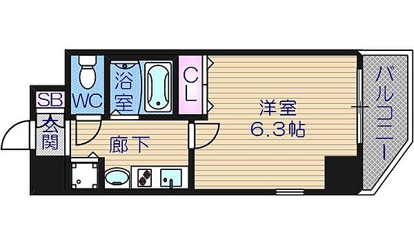 プレサンス心斎橋ザ・スタイル ｜大阪府大阪市中央区南船場1丁目(賃貸マンション1K・11階・20.52㎡)の写真 その2