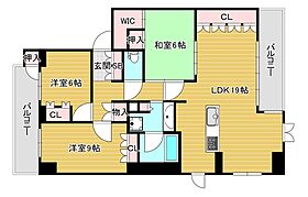 ヴァンデュールアッシュ南船場 1001 ｜ 大阪府大阪市中央区南船場2丁目2-2（賃貸マンション3LDK・10階・99.67㎡） その2