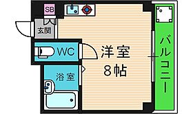 マンションタナカ  ｜ 大阪府大阪市天王寺区清水谷町19-3（賃貸マンション1R・3階・18.60㎡） その2