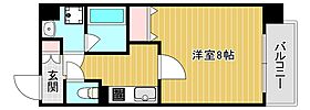 FOREST NANBA  ｜ 大阪府大阪市浪速区戎本町2丁目（賃貸マンション1K・4階・26.56㎡） その2