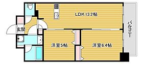 アーバネックス南新町  ｜ 大阪府大阪市中央区南新町2丁目（賃貸マンション2LDK・3階・54.04㎡） その2