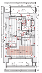 エステムプラザ名古屋ＵＸ 2LDKの間取り