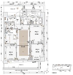 エステムコート京都紫野 3LDKの間取図画像