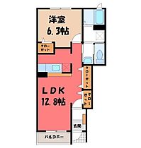 茨城県古河市長谷町（賃貸アパート1LDK・1階・46.49㎡） その2